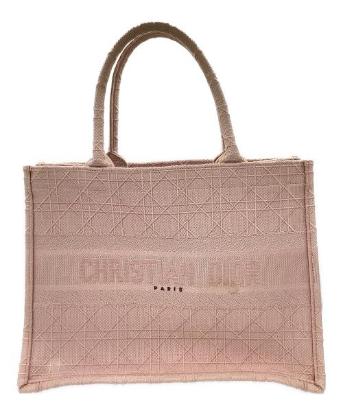 Christian Dior（クリスチャン ディオール）Christian Dior (クリスチャン ディオール) Christian Dior　ブックトート　トートバッグ ピンクの古着・服飾アイテム