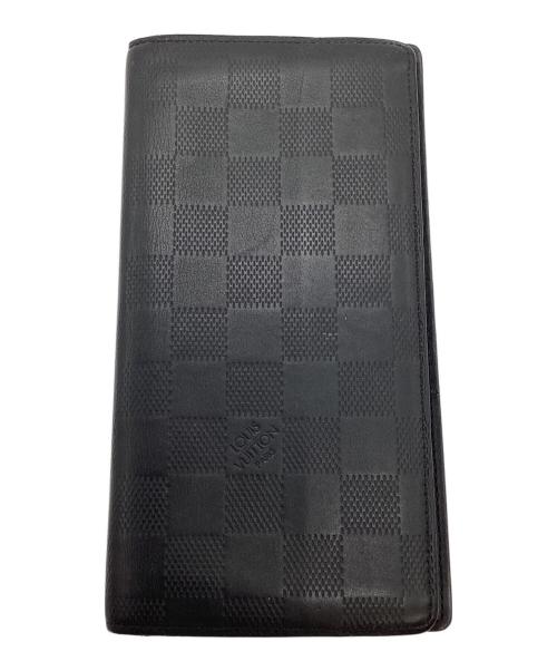 LOUIS VUITTON（ルイ ヴィトン）LOUIS VUITTON (ルイ ヴィトン) ダミエ ダミエアンフィニ ポルトフォイユ・ブラザ ブラック サイズ:なしの古着・服飾アイテム