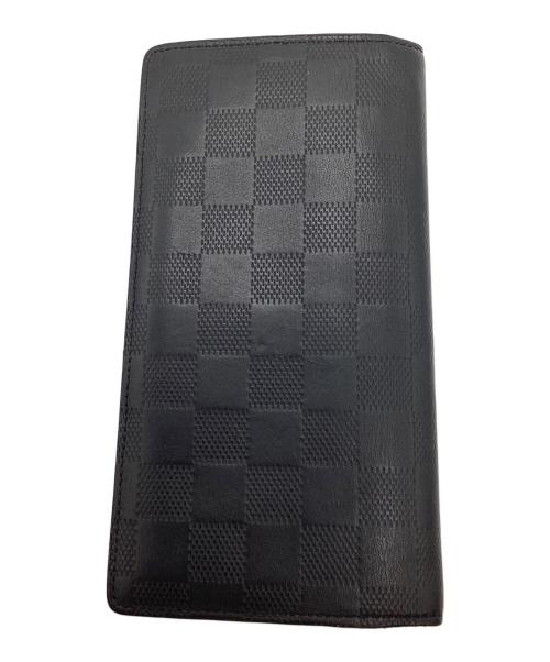 LOUIS VUITTON（ルイ ヴィトン）LOUIS VUITTON (ルイ ヴィトン) ダミエ ダミエアンフィニ ポルトフォイユ・ブラザ ブラック サイズ:なしの古着・服飾アイテム