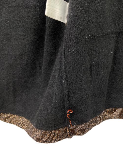 CHANEL（シャネル）CHANEL (シャネル) 薄手カーディガン ブラック×ブラウン サイズ:Mの古着・服飾アイテム