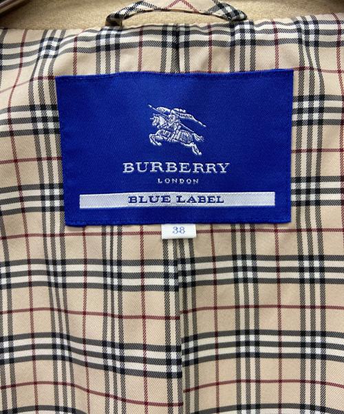 BURBERRY BLUE LABEL（バーバリー ブルー レーベル）BURBERRY BLUE LABEL (バーバリー ブルー レーベル) BURBERRY BLUE LABELチェスターコート ベージュ サイズ:SIZE 38の古着・服飾アイテム