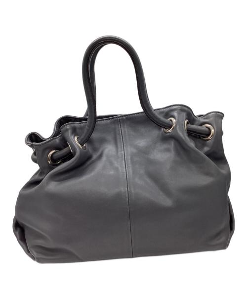 FURLA（フルラ）FURLA (フルラ) FURLA　レザーエディターズバッグ ライトグレーの古着・服飾アイテム