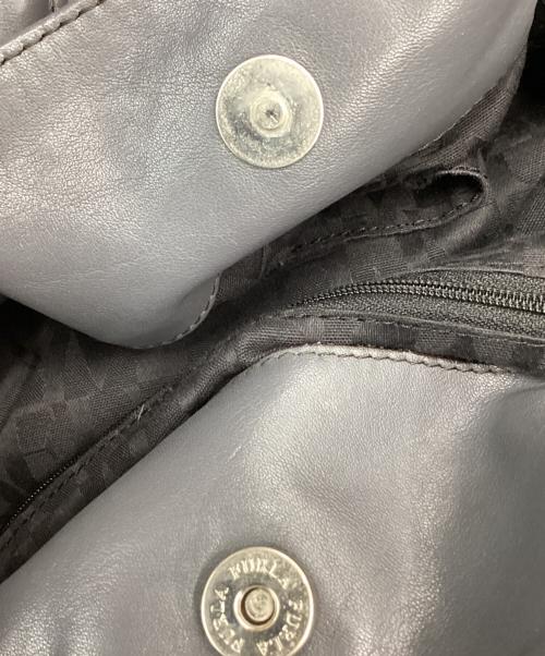 FURLA（フルラ）FURLA (フルラ) FURLA　レザーエディターズバッグ ライトグレーの古着・服飾アイテム