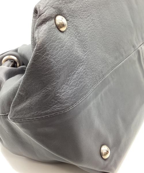 FURLA（フルラ）FURLA (フルラ) FURLA　レザーエディターズバッグ ライトグレーの古着・服飾アイテム