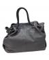 FURLA (フルラ) FURLA　レザーエディターズバッグ ライトグレー：8000円