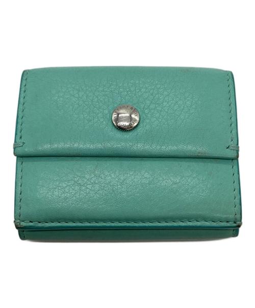 TIFFANY & Co.（ティファニー）Tiffany & Co. (ティファニー) コンパクトウォレット ブルー サイズ:なしの古着・服飾アイテム