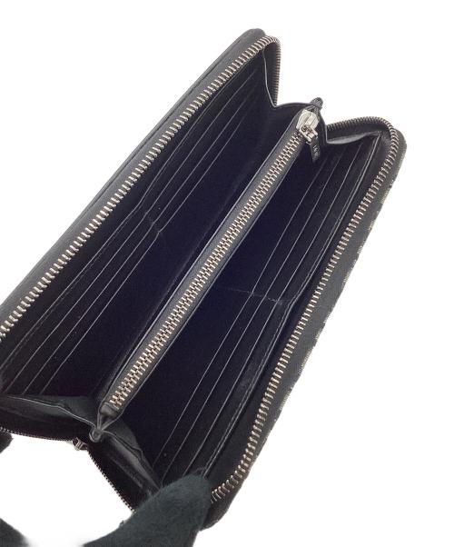 Dior（ディオール）DIOR (ディオール) Saddle Long Zip Wallet ブラック サイズ:なしの古着・服飾アイテム