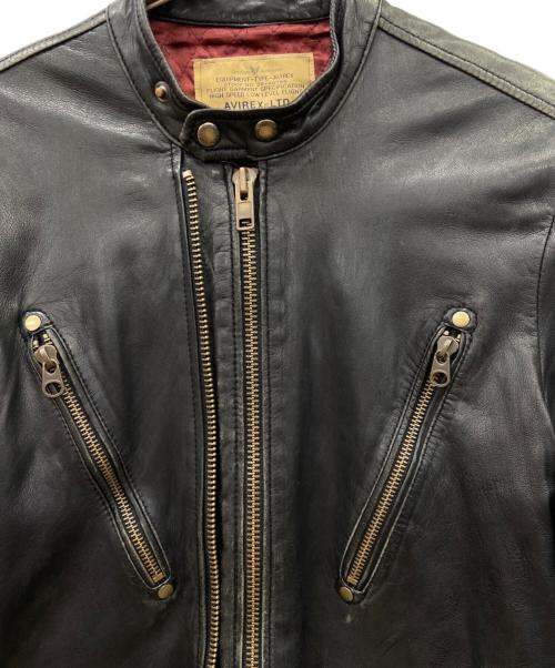 AVIREX（アヴィレックス）AVIREX (アヴィレックス) AVIREXパデットライダースジャケット ブラック サイズ:Lの古着・服飾アイテム