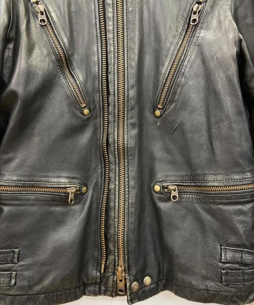 AVIREX（アヴィレックス）AVIREX (アヴィレックス) AVIREXパデットライダースジャケット ブラック サイズ:Lの古着・服飾アイテム