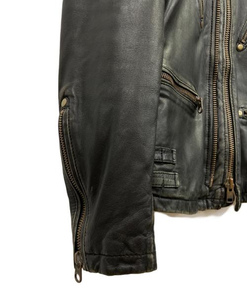 AVIREX（アヴィレックス）AVIREX (アヴィレックス) AVIREXパデットライダースジャケット ブラック サイズ:Lの古着・服飾アイテム