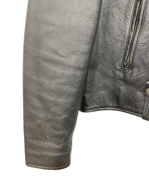 HARLEY-DAVIDSON（ハーレーダビッドソン）HARLEY-DAVIDSON (ハーレーダビッドソン) ダブルライダースジャケット ブラック サイズ:XLの古着・服飾アイテム