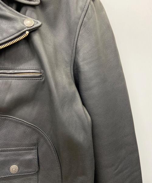 HARLEY-DAVIDSON（ハーレーダビッドソン）HARLEY-DAVIDSON (ハーレーダビッドソン) ダブルライダースジャケット ブラック サイズ:XLの古着・服飾アイテム