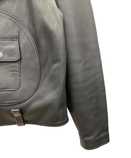 HARLEY-DAVIDSON（ハーレーダビッドソン）HARLEY-DAVIDSON (ハーレーダビッドソン) ダブルライダースジャケット ブラック サイズ:XLの古着・服飾アイテム