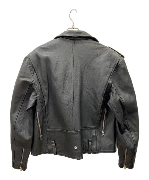 HARLEY-DAVIDSON（ハーレーダビッドソン）HARLEY-DAVIDSON (ハーレーダビッドソン) ダブルライダースジャケット ブラック サイズ:XLの古着・服飾アイテム