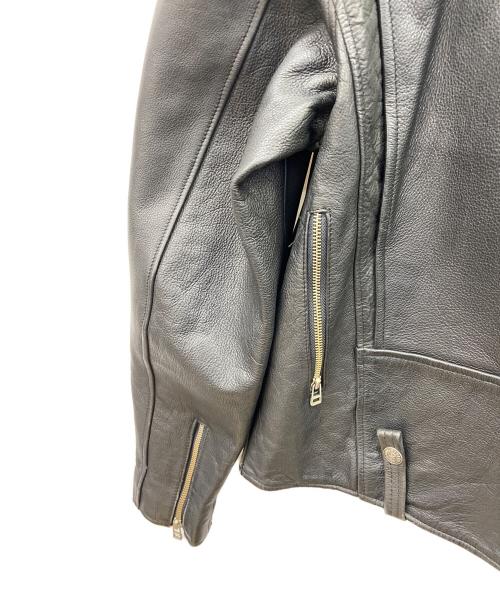 HARLEY-DAVIDSON（ハーレーダビッドソン）HARLEY-DAVIDSON (ハーレーダビッドソン) ダブルライダースジャケット ブラック サイズ:XLの古着・服飾アイテム