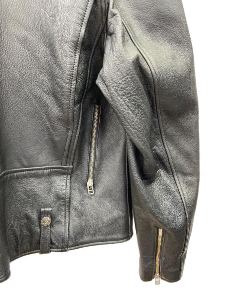 HARLEY-DAVIDSON（ハーレーダビッドソン）HARLEY-DAVIDSON (ハーレーダビッドソン) ダブルライダースジャケット ブラック サイズ:XLの古着・服飾アイテム