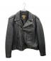 HARLEY-DAVIDSON（ハーレーダビッドソン）の古着「ダブルライダースジャケット」｜ブラック