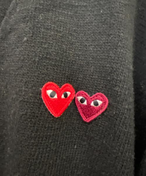PLAY COMME des GARCONS（プレイコムデギャルソン）PLAY COMME des GARCONS (プレイコムデギャルソン) PLAY COMME des GARCONS厚手カーディガン ブラック サイズ:Lの古着・服飾アイテム
