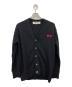 PLAY COMME des GARCONS（プレイコムデギャルソン）の古着「PLAY COMME des GARCONS厚手カーディガン」｜ブラック