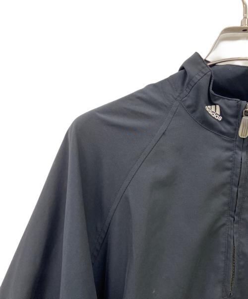 adidas（アディダス）adidas (アディダス) adidasハーフジップジャケット ブラック×ホワイトの古着・服飾アイテム