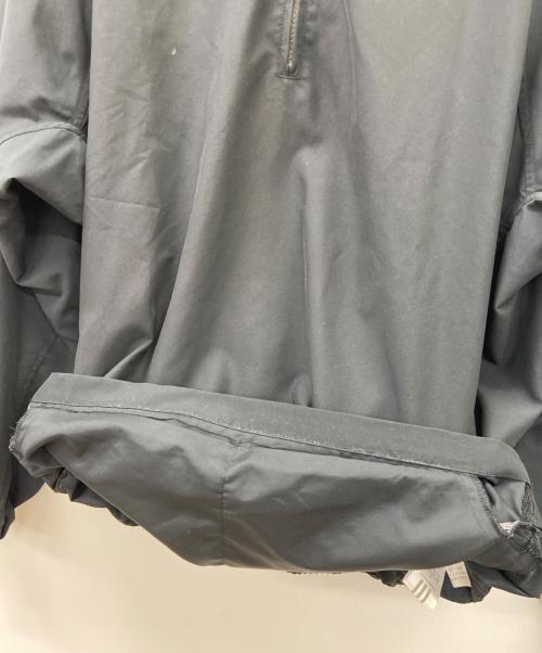 adidas（アディダス）adidas (アディダス) adidasハーフジップジャケット ブラック×ホワイトの古着・服飾アイテム