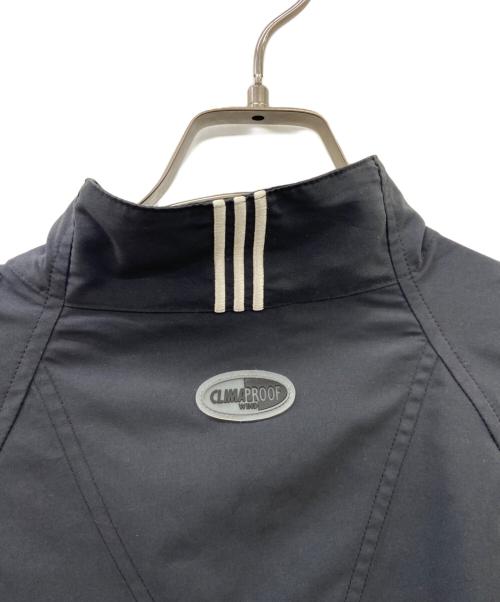 adidas（アディダス）adidas (アディダス) adidasハーフジップジャケット ブラック×ホワイトの古着・服飾アイテム