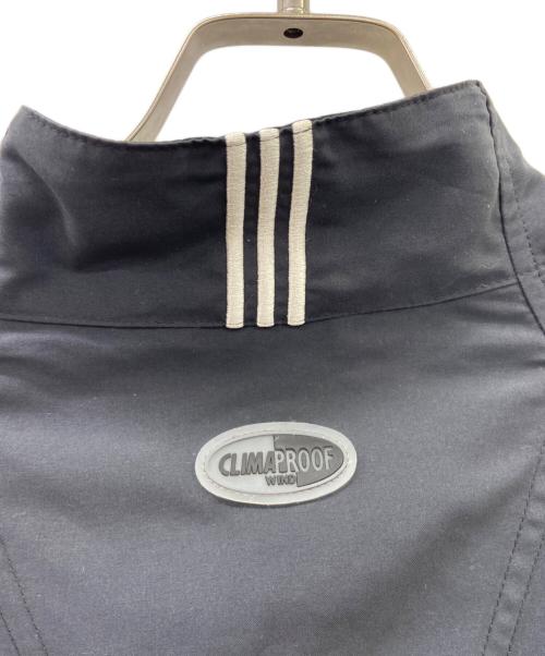 adidas（アディダス）adidas (アディダス) adidasハーフジップジャケット ブラック×ホワイトの古着・服飾アイテム