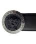 VERSACE (ヴェルサーチ) レザーベルト ブラック サイズ:なし：15000円