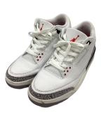 NIKEナイキ）の古着「Air Jordan 3 Retro White Cement Reimagined」｜ホワイト×グレー