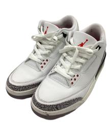NIKE（ナイキ）の古着「Air Jordan 3 Retro White Cement Reimagined」｜ホワイト×グレー