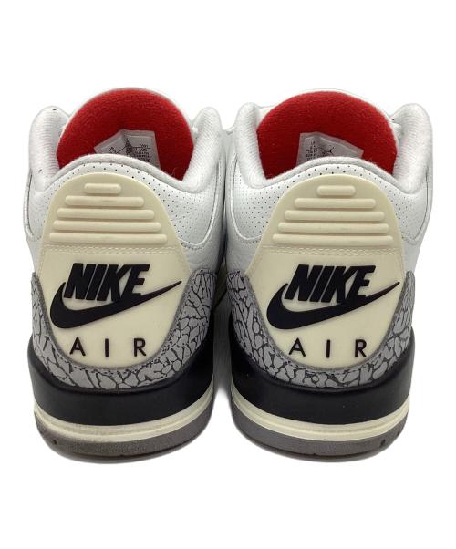 NIKE（ナイキ）NIKE (ナイキ) Air Jordan 3 Retro White Cement Reimagined ホワイト×グレー サイズ:27.5の古着・服飾アイテム