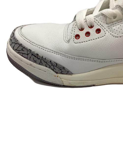 NIKE（ナイキ）NIKE (ナイキ) Air Jordan 3 Retro White Cement Reimagined ホワイト×グレー サイズ:27.5の古着・服飾アイテム