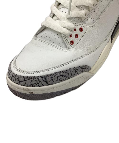 NIKE（ナイキ）NIKE (ナイキ) Air Jordan 3 Retro White Cement Reimagined ホワイト×グレー サイズ:27.5の古着・服飾アイテム