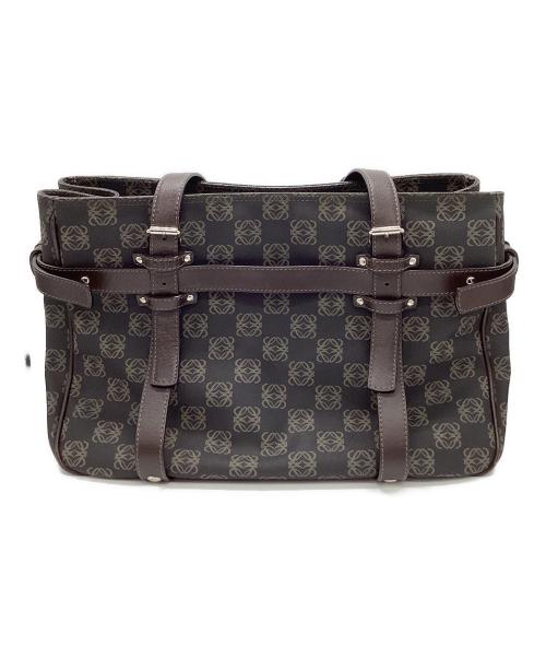 LOEWE（ロエベ）LOEWE (ロエベ) トートバッグ リピートアナグラム ブラウン サイズ:なしの古着・服飾アイテム