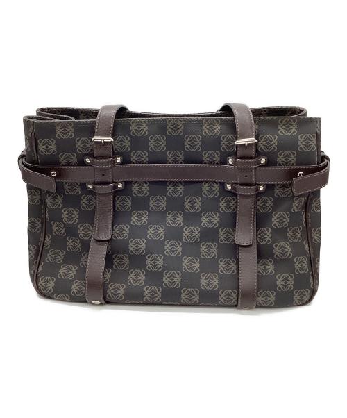 LOEWE（ロエベ）LOEWE (ロエベ) トートバッグ リピートアナグラム ブラウン サイズ:なしの古着・服飾アイテム