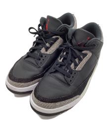 NIKE AIR JORDAN×LEVI'S（ナイキ エアジョーダン×リーバイス）の古着「Levi's × Nike Air Jordan 3 Retro SP "Black Denim"」｜グレー×ブラック