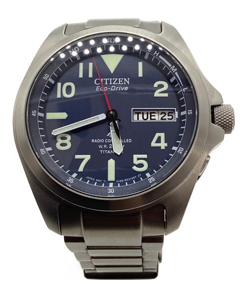 CITIZEN（シチズン）CITIZEN (シチズン) CITIZEN　Eco‐Drive　リストウォッチ ネイビーの古着・服飾アイテム