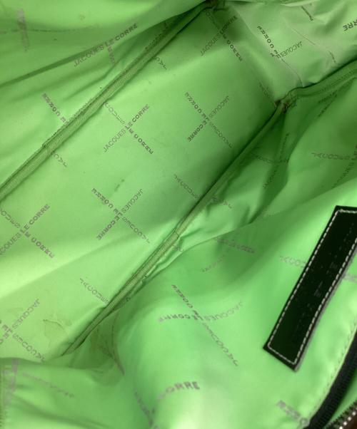 JACQUES LE CORRE（ジャックルコー）JACQUES LE CORRE (ジャックルコー) JACQUES LE CORRE　エナメルバッグ ブラウンの古着・服飾アイテム