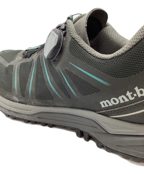mont-bell（モンベル）mont-bell (モンベル) mont-bell　トレールフライヤー リールアジャスト　ローカットスニーカー グレー サイズ:25㎝の古着・服飾アイテム
