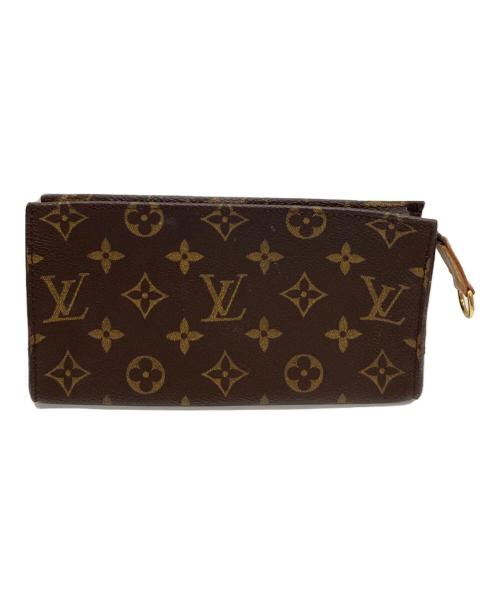 LOUIS VUITTON（ルイ ヴィトン）LOUIS VUITTON (ルイ ヴィトン) LOUIS VUITTON　モノグラム　ハンドポーチ ブラウンの古着・服飾アイテム