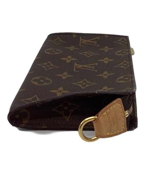 LOUIS VUITTON（ルイ ヴィトン）LOUIS VUITTON (ルイ ヴィトン) LOUIS VUITTON　モノグラム　ハンドポーチ ブラウンの古着・服飾アイテム