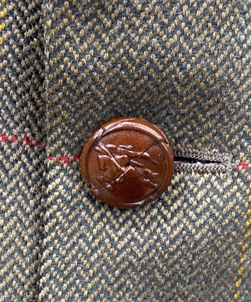 Burberry's（バーバリーズ）Burberry's (バーバリーズ) Burberry's 2Bジャケット グリーン サイズ:なしの古着・服飾アイテム