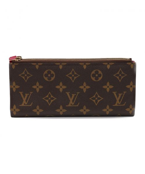 LOUIS VUITTON（ルイ ヴィトン）LOUIS VUITTON (ルイヴィトン)  ポルトフォイユ アデル フューシャ ブラウン サイズ:- モノグラム M61269の古着・服飾アイテム