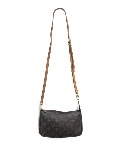 LOUIS VUITTON（ルイ ヴィトン）LOUIS VUITTON (ルイヴィトン) ポシェットアクセソワール  ブラウン サイズ:- モノグラム M51980 VI1011の古着・服飾アイテム
