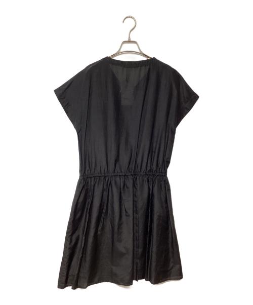 ROSSO（ロッソ）ROSSO (ロッソ) シルクギャザーワンピース ブラック サイズ:FREE 未使用品の古着・服飾アイテム