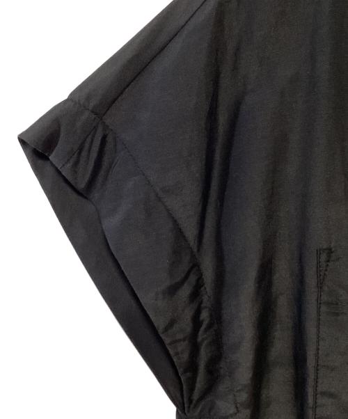 ROSSO（ロッソ）ROSSO (ロッソ) シルクギャザーワンピース ブラック サイズ:FREE 未使用品の古着・服飾アイテム
