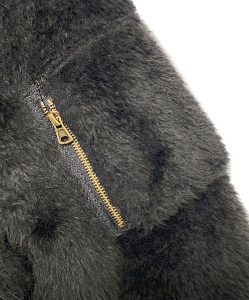 SUPREME（シュプリーム）SUPREME (シュプリーム) Faux Fur Reversible MA-1 ブラック サイズ:Lの古着・服飾アイテム