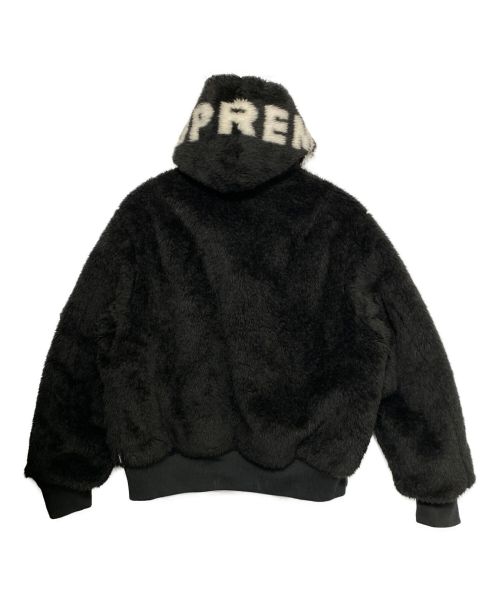 SUPREME（シュプリーム）SUPREME (シュプリーム) Faux Fur Reversible MA-1 ブラック サイズ:Lの古着・服飾アイテム