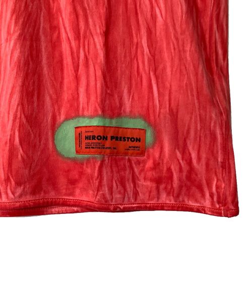 HERON PRESTON（ヘロンプレストン）HERON PRESTON (ヘロンプレストン) T-SHIRT REG CTNMB SPRAY PACK ピンク サイズ:Mの古着・服飾アイテム