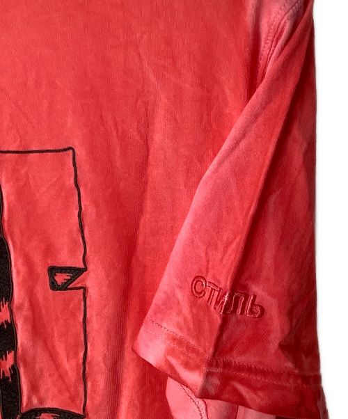 HERON PRESTON（ヘロンプレストン）HERON PRESTON (ヘロンプレストン) T-SHIRT REG CTNMB SPRAY PACK ピンク サイズ:Mの古着・服飾アイテム